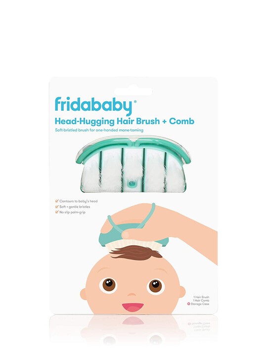 Fridababy Head-Hugging Hair Brush & Comb Set image number 5